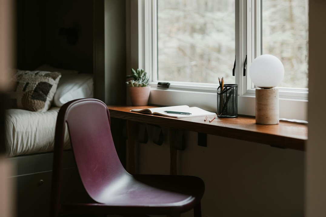 cozy writing corner